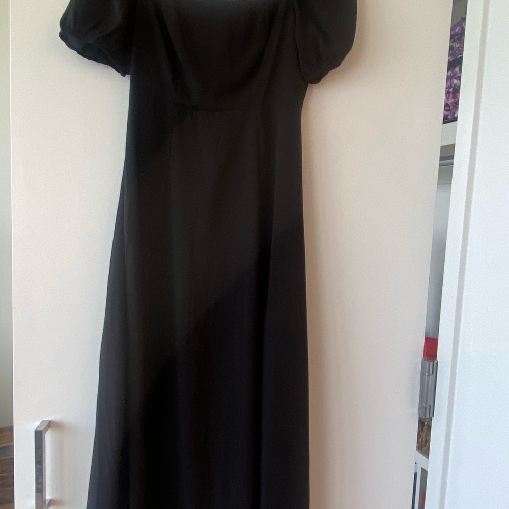 Commense Classic Black Maxi Dress